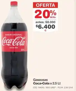 Makro Coca-cola gaseosas oferta