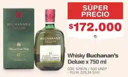 Makro Buchanan's whisky deluxe oferta