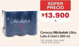 Makro Michelob cerveza ultra oferta