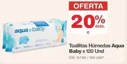 Makro Aqua baby toallitas húmedas oferta