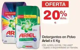 Makro Ariel detergentes en polvo oferta