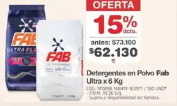 Makro Fab detergentes en polvo ultra oferta