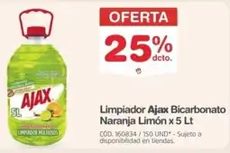 Makro Ajax limpiador bicarbonato naranja limón oferta