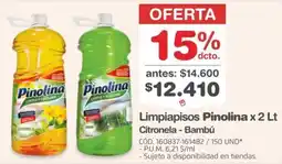 Makro Pinolina limpiapisos oferta