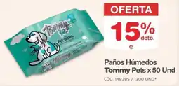 Makro Tommy paños húmedos pets oferta