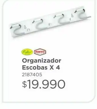 Easy Organizador escobas x 4 oferta