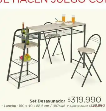 Easy Set desayunador oferta