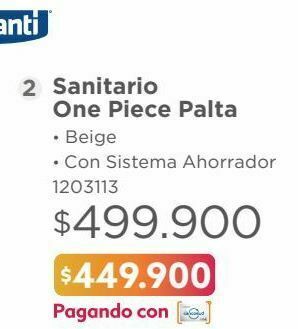 Easy Sanitario one piece palta oferta