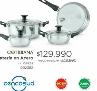 Easy Batería de cocina cotidiana oferta