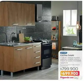 Easy Cocina caishi 1.20 mts oferta