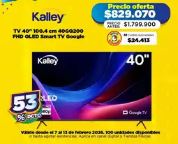 Alkomprar Kalley Smart TV 40” oferta