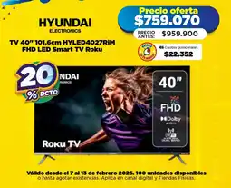 Alkomprar Hyundai Smart TV 40” oferta