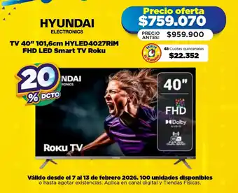 Hyundai Smart TV 40”