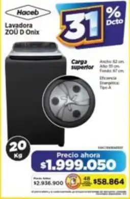 Alkomprar Haceb lavadora oferta