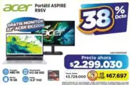 Alkomprar Acer portátil aspire R95V oferta