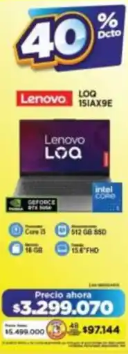 Alkomprar Lenovo loq 151AX9E oferta