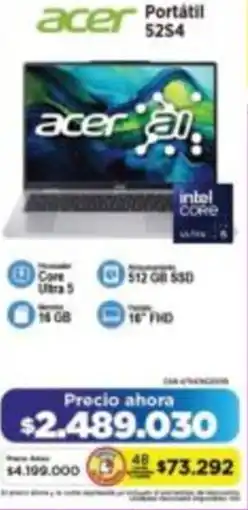 Alkomprar Acer portátil 5254 oferta