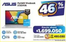 Alkomprar Asus portátil vivobook X1504VA oferta