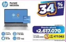 Alkomprar Hp portátil fd0263la oferta