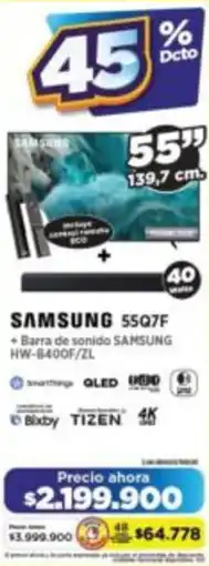Alkomprar Samsung smart tv 55" oferta