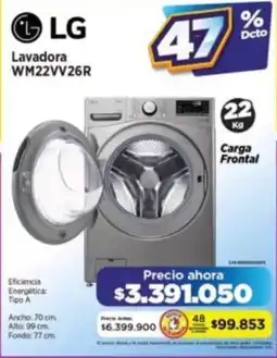 Alkomprar LG lavadora WM22VV26R oferta