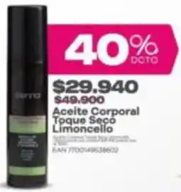 Alkomprar Limoncello aceite corporal toque seco oferta