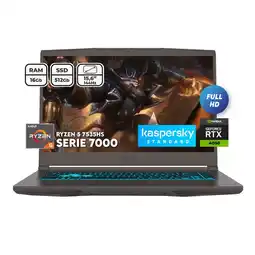 Falabella Portátil Gamer Ryzen 5 7535hs Ram 16gb Ddr5 Ssd 512gb Rtx 4050 Windows 11 oferta