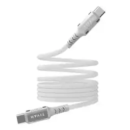 Falabella Cable de Carga Rápida Blanco USB-C Trenzado Magnético PD 60W Diseño Magnético oferta