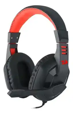Falabella Auriculares gamer Redragon Gamer Ares H120 negro y rojo oferta