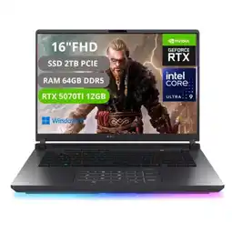 Falabella PORTATIL ROG STRIX G615LR INTEL CORE ULTRA 9 275HX RAM 64GB SSD 2TB RTX 5070Ti 12GB oferta