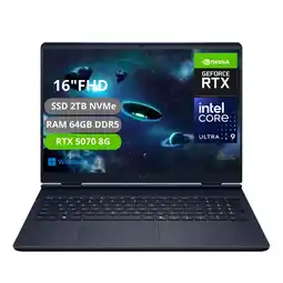 Falabella PORTATIL ALIENWARE 16X AURORA INTEL CORE ULTRA 9 275HX RTX 5070 8GB RAM 64GB SSD 2TB 240Hz oferta