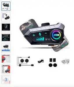 Falabella Auriculares Bluetooth 5.3 Root Para Casco Moto Y10-Compatible iOS Android IPX6 oferta