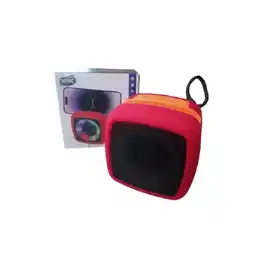 Falabella Mini Parlante Portátil Porta Celular Luz LED Con Bluetooth Negro oferta