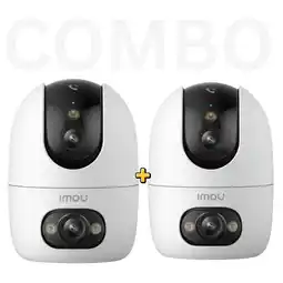 Falabella Combo 2 Cámaras de Seguridad Doble Lente- 6MP Full Color WiFi 6 Detección Personas Mascotas oferta