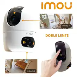 Falabella Nueva Cámara de Seguridad de Doble Lente 10MP + Color WiFi6 Detección de PersonasMascotas oferta