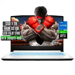 Falabella Portátil Intel Core I7 RTX 3050Ti 32GB RAM 1TB SSD 144Hz oferta