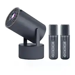 Falabella Proyector HY300 Pro Android Karaoke WiFi 130” con Micrófonos Inalámbricos oferta