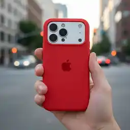 Falabella Estuche Para Iphone 17 Pro De Silicona Rojo oferta