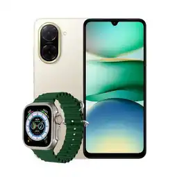 Falabella Celular A5 4Gb Ram 64GB 4G Dorado + Smartwatch Mobula H8 Ultra oferta