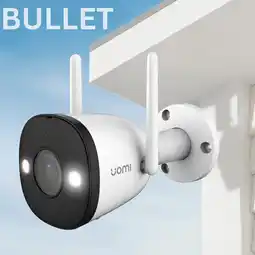 Falabella Cámara de Seguridad Bullet Exterior 5MP Resistente Bullet Visión Nocturna Color WiFi Micrófono IA oferta