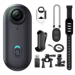 Falabella Cámara Deportiva 1080p Wi‑Fi 256GB Mini Body Cam para Casco Moto y Bicicleta Negra oferta
