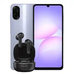 Falabella Celular Galaxy A07 4Gb Ram 128GB Morado + Audifonos Genius oferta