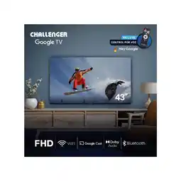 Falabella Televisor 43 108 cm Smart TV LED FULL HD GOOGLETV LED43KG90BT2GOOGLETV oferta