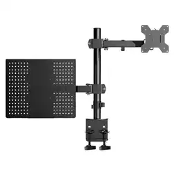 Falabella Soporte Doble de Escritorio para Monitor hasta 30” y Portátil Brazo Ajustable Ergonómico oferta