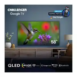 Falabella Televisor 58 146 cm 4K UHD QLED Google TV QLED58KG290 BTGOOGLE oferta