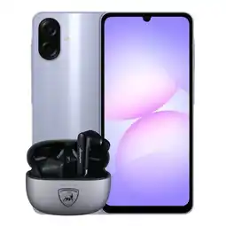 Falabella Celular Galaxy A07 4Gb Ram 128GB Morado + Audifonos Lamborghini oferta