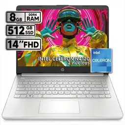 Falabella PORTÁTIL 14-DQ3502LA INTEL CELERON N4500 8GB RAM 512GB SSD 14″ FREEDO SILVER magnífico oferta