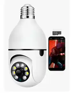 Falabella Cámara Bombillo Espía 360° HD 720p Wi-Fi Visión Nocturna 64GB Mursas oferta