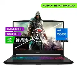 Falabella Portátil Gamer Katana Intel Core I7 14650hx 48/1 TB SSD Rtx 5050 8gb Negro 15,6 Fhd oferta