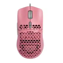 Falabella Mouse Gamer M700A Honeycomb RGB, 7 Botones, 7200 dpi Rosado oferta